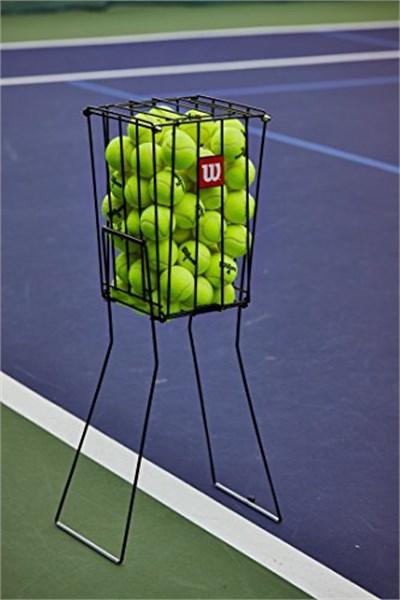 Wilson 75 tenis Kugelkorb, siyah, Einheitsgrã boyutları