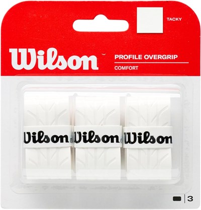 Wilson Profile Overgrip tenis raketi için, 3lü paket - Seçenekler: Tek, Tek kişilik