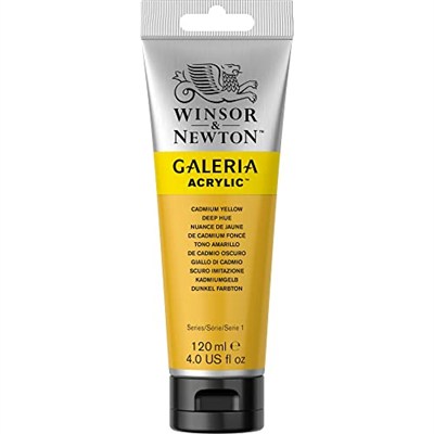 Winsor & Newton Galeria Akrilik Boya, 120ml, Cadmium Yellow Deep Hue 115