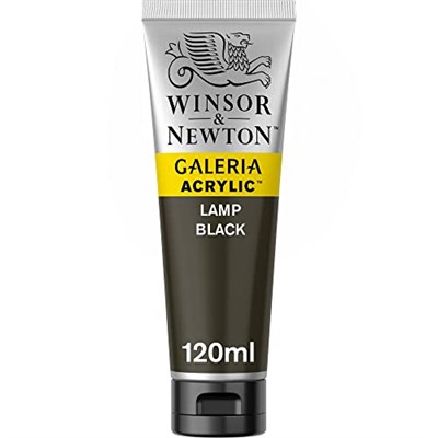 Winsor & Newton Galeria Akrilik Boya, 120ml, Siyah - Seçenekler: 120ml, 500ml
