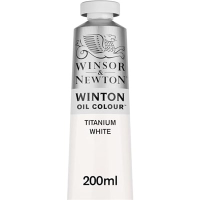 Winsor & Newton Winsor&Newton Winton Yağlı Boya, 200ml, Titanium White 644 (40) - Seçenekler: 1.5oz Tüp, Winton yağlı boya - 37 ml tüp...