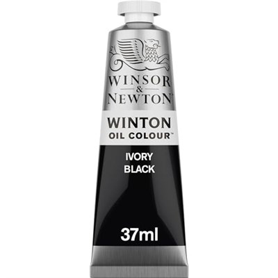 Winsor&Newton Winton Yağlı Boya, 37ml, Ivory Black 331 (24)
