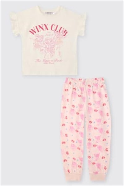 Winx Club Kız Çocuk Pembe Pijama Takımı 6 Yaş (116 cm)