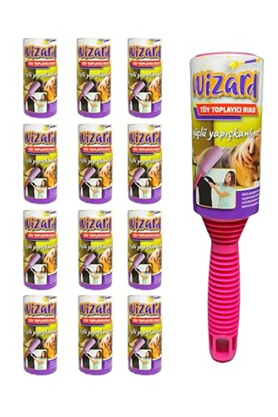 Wizard Tüy Toplayıcı 12 Li Yedek Rulo Aparat