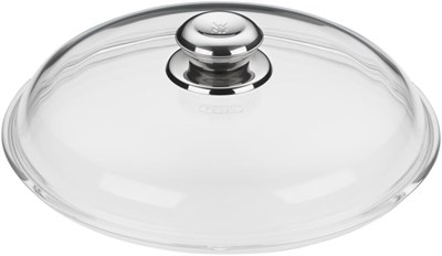 WMF 28 cm Cam Tava Kapağı, Metal Kulplu, Isıya Dayanıklı Cam, 28 cm Tavalar İçin, Bulaşık Makinesinde Yıkanabilir