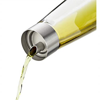 WMF De Luxe Yağ ve Sirke Şişesi, 500 ml, Yağ ve Sirke Dökme Şişesi, Cam Gövde, Cromargan® Yüksek Kaliteli Parlak Paslanmaz Çelik, Bulaşık Makinesinde Yıkanabilir