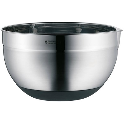 WMF Gourmet Karıştırma Kabı, 24 cm, 4 L, Cromargan® Yüksek Kaliteli Paslanmaz Çelik, 250°Cye Kadar Isıya Dayanıklı, Kaymaz Tabanlı, Bulaşık Makinesinde Yıkanabilir