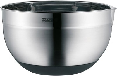 WMF Gourmet Karıştırma Kabı, 24 cm, 4 L, Cromargan® Yüksek Kaliteli Paslanmaz Çelik, 250°Cye Kadar Isıya Dayanıklı, Kaymaz Tabanlı, Bulaşık Makinesinde Yıkanabilir