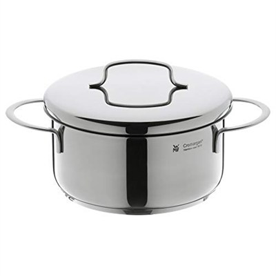 WMF Mini İndüksiyon Tabanlı Çelik Kısa Tencere 16 cm