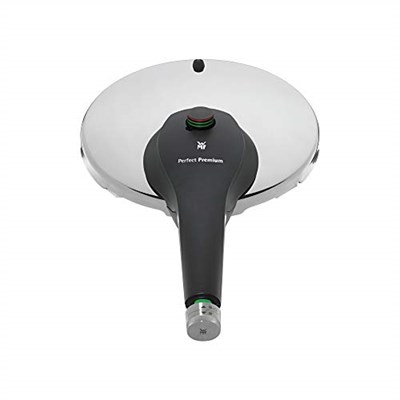 WMF Perfect Premium One Pot 6,5 L Düdüklü Tencere, 22 cm, İndüksiyon Uyumlu, Cromargan® Yüksek Kaliteli Parlak Paslanmaz Çelik, 2 Pişirme Kademesi, All-in-One Döner Kontrol Düğmesi