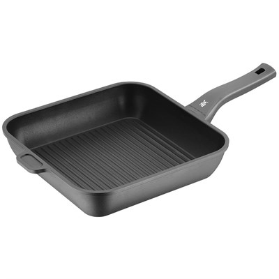 WMF PermaDur Premium Izgara Tavası, 28 cm, İndüksiyon Uyumlu, Yapışmaz Kaplamalı Alüminyum, Kare Tava, Çıtır Pişirme İçin İdeal, Ergonomik Pla - Seçenekler: Izgara tavası, Popüler, Parrilla 28 x 28 cm