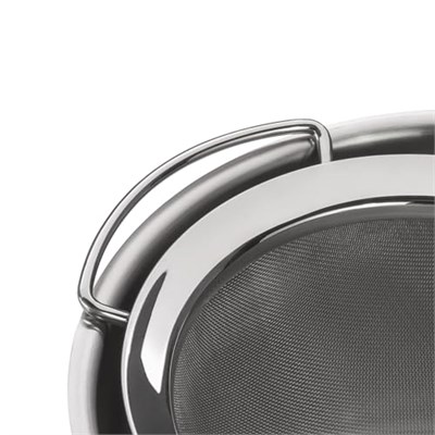 WMF Profi Plus İnce Tel Süzgeç, 16 cm, Cromargan® Yüksek Kaliteli Yarı Mat Paslanmaz Çelik, Pudra Şekeri Eleği, Bulaşık Makinesinde Yıkanabilir - Bedenler: 8 cm, 16 cm