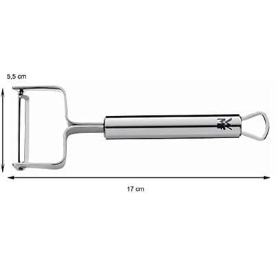WMF Profi Plus Sebze Soyacağı, 17 cm, Paslanmaz Çelik, Patates ve Kuşkonmaz Soyacağı, Cromargan® Yüksek Kaliteli Yarı Mat Paslanmaz Çelik, Bulaşık Makinesinde Yıkanabilir