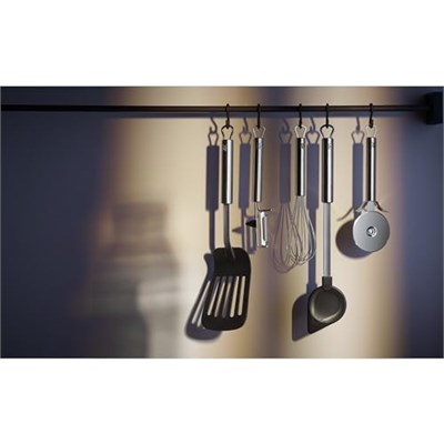 WMF Profi Plus Silikon Kaşık, 32 cm, Cromargan® Yüksek Kaliteli Yarı Mat Paslanmaz Çelik, 200°Cye Kadar Isıya Dayanıklı, Bulaşık Makinesinde Yıkanabilir
