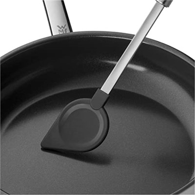WMF Profi Plus Silikon Kaşık, 32 cm, Cromargan® Yüksek Kaliteli Yarı Mat Paslanmaz Çelik, 200°Cye Kadar Isıya Dayanıklı, Bulaşık Makinesinde Yıkanabilir