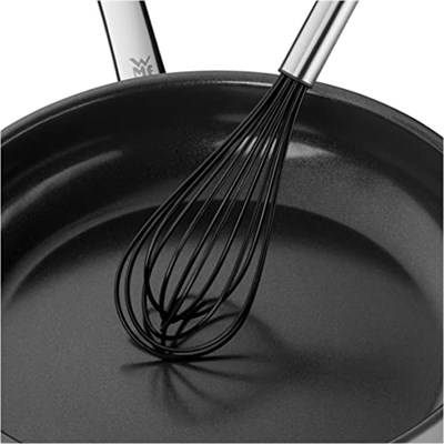 WMF Profi Plus Silikon Telli Çırpıcı, 25 cm, Cromargan® Yüksek Kaliteli Mat Paslanmaz Çelik, 200°Cye Kadar Isıya Dayanıklı, Bulaşık Makinesinde Yıkanabilir