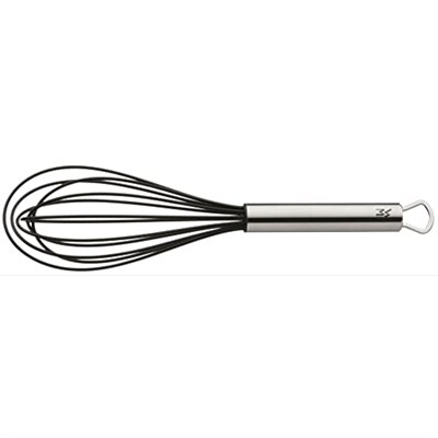 WMF Profi Plus Silikon Telli Çırpıcı, 25 cm, Cromargan® Yüksek Kaliteli Mat Paslanmaz Çelik, 200°Cye Kadar Isıya Dayanıklı, Bulaşık Makinesinde Yıkanabilir