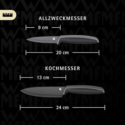 WMF Touch 2li Siyah Bıçak Seti