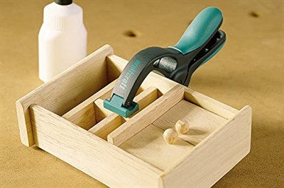 wolfcraft FZ 60 Yaylı kelepçe 3631000 / İş parçasını sabitlemek için 60 mm germe genişliği ile küçük kelepçe/Tek elle kullanım mümkün