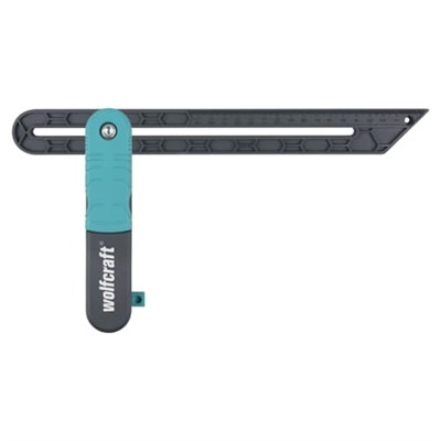 wolfcraft I 6958000 I 6958000 I entegre işaretleme ölçüsü I iç ve dış köşelerde açı ve duvar geçişlerini alma ve aktarma I zemin döşemesi ve mobilya yapımı için ideal