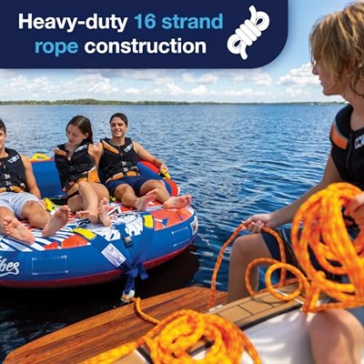 WOW Sports Wow World of Watersports, 11 – 3010, 4 biniciye kadar çekme ipi, 100 pounds Break Strength, yüzen köpük Buoys