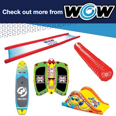WOW Sports Wow World of Watersports, 11 – 3010, 4 biniciye kadar çekme ipi, 100 pounds Break Strength, yüzen köpük Buoys