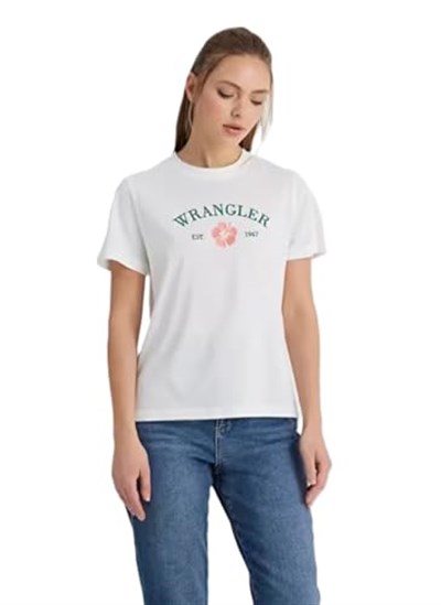 Wrangler Bisiklet Yaka T-shirt W241332 T-shirt Kadın