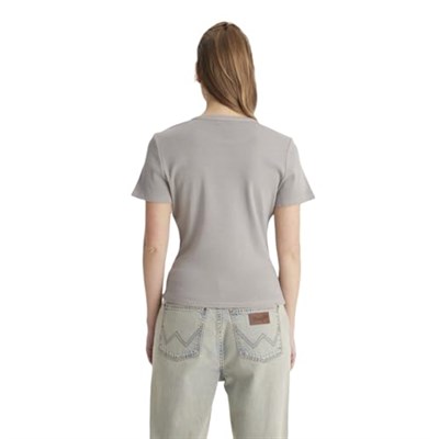 Wrangler Bisiklet Yaka T-shirt W241600 T-shirt Kadın