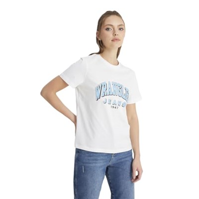 Wrangler Bisiklet Yaka T-shirt W7N4205541 T-shirt Kadın