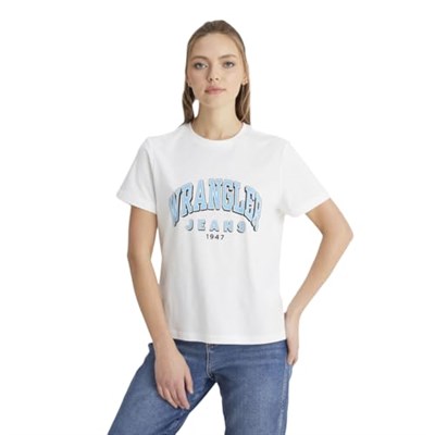 Wrangler Bisiklet Yaka T-shirt W7N4205541 T-shirt Kadın
