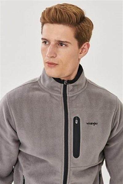 Wrangler Erkek Softshell & Polar 5002956686, Gri, XL