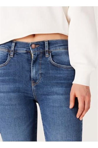 Wrangler High Rise Skinny Jean Pantolon Jean Pantolon Kadın