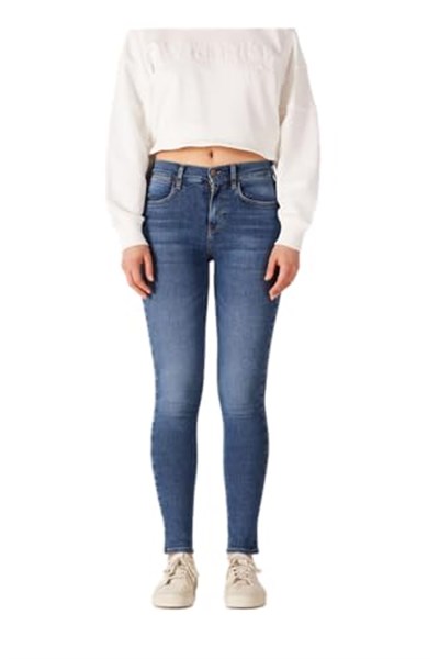 Wrangler High Rise Skinny Jean Pantolon Jean Pantolon Kadın