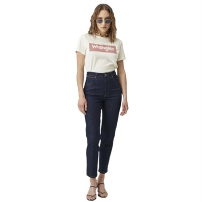 Wrangler Mom Jean Pantolon Jean Pantolon Kadın