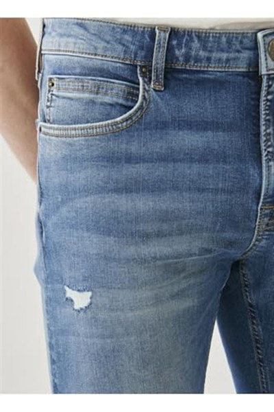 Wrangler Texas Slim Jean Kot Pantolon Erkek Jean Pantolon, Mavi, 40/32