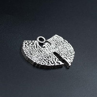 Wu Tang 20 Year Örme Zincir Kolye - Gümüş Kaplama - Erkek Kadın Kolye - No:1534