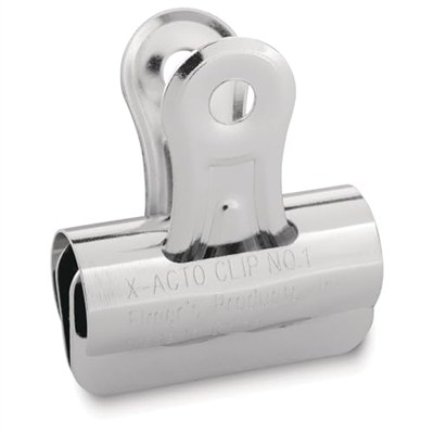 X-ACTO #4 Bulldog Klips, 7.6 cm, Metal, 12li Kutu, Ofis Malzemeleri