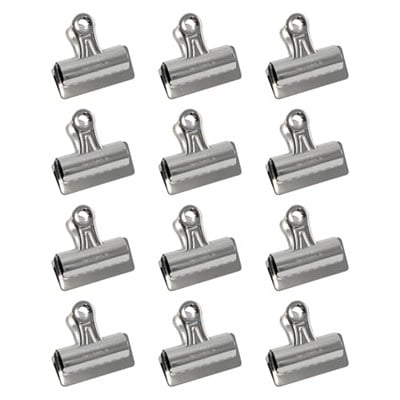 X-ACTO #4 Bulldog Klips, 7.6 cm, Metal, 12li Kutu, Ofis Malzemeleri
