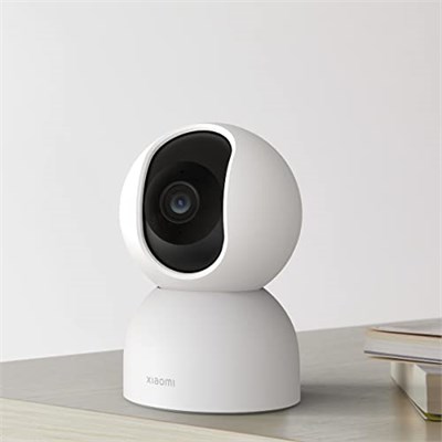 Xiaomi Akıllı Kamera C400, 1440p WiFi Kamera, Bebek Monitörü, İç Mekan Kamerası, Evcil Hayvan Kamerası, Gece Görüşü, 360° Dönen Başlık, Beyaz - Seçenekler: C400, C100