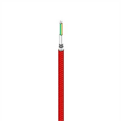 Xiaomi Örgülü USB Type C Kablo, Kırmızı (100cm) - Seçenekler: Mi Type-C Braided Cable, Mi Type-C örgülü kablo