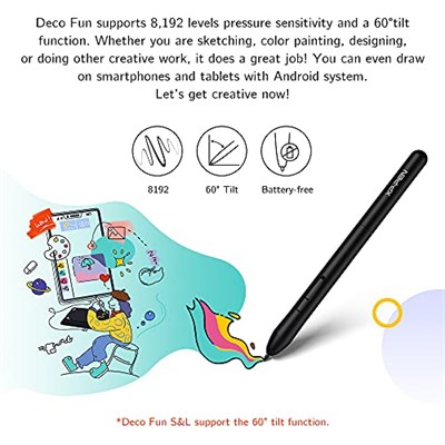 XP-PEN Deco Fun S Grafik Tablet Siyah S