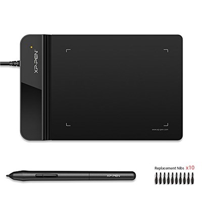 XP-Pen G430S 4 x 3 inç grafik tablet OSU! Oyun kalemi Tablet Kalem Tablet 8192 Basınç hassasiyet seviyesi 266 RPS (G430S, siyah)
