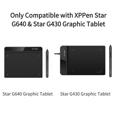 XP-Pen PN01 Pasif Stylus Kalem XP-PEN Star01, 02, 03,06, G430(S), G640, G540 Tablet için (siyah)