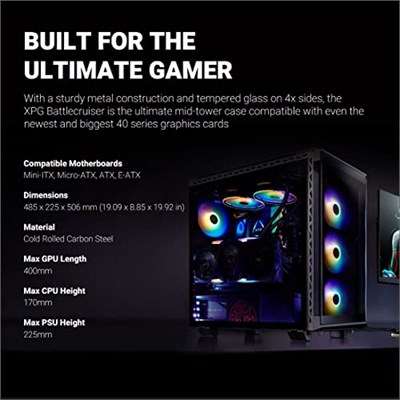 XPG Case Battlecruiser Oyun Kasasi