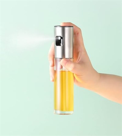 Yağ püskürtücü şişe, 100 ml sirke püskürtücü, sos spreyi, ızgara, zeytinyağı cam şişe, mutfak, pişirme, salata, ekmek pişirme, barbekü için (1 adet)