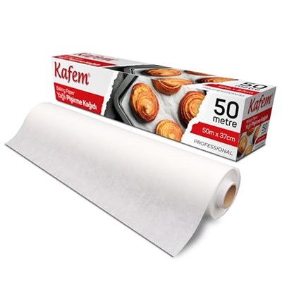 Yağlı Pişirme Kağıdı 37cm x 50m x 4 Paket