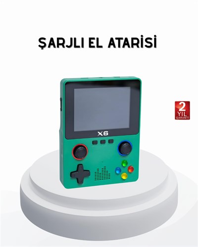 YamanHobi 3.5 İnç IPS Ekranlı Taşınabilir Oyun Konsolu Ergonomik Çift Tetikli