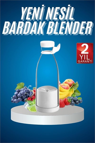 YamanHobi Meyve Sıkacağı Taşınabilir USB Elektrikli Blender Mini