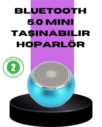 YamanHobi Taşınabilir Mini Bluetooth Hoparlör 9m Menzil Dahili Mikrofon -