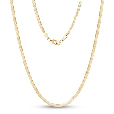 Yassı italyan Model Gold Kararmaz Çelik Kadın Kolye